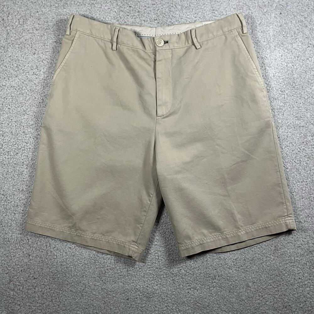 Brunello Cucinelli Shorts Mens 54 Tan Beige Cotton Bermuda Made Italy